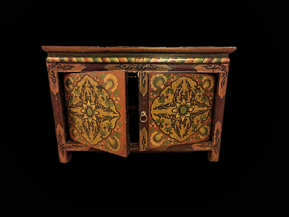 Tibetan Console cabinet with 2 doors- Ms14758
